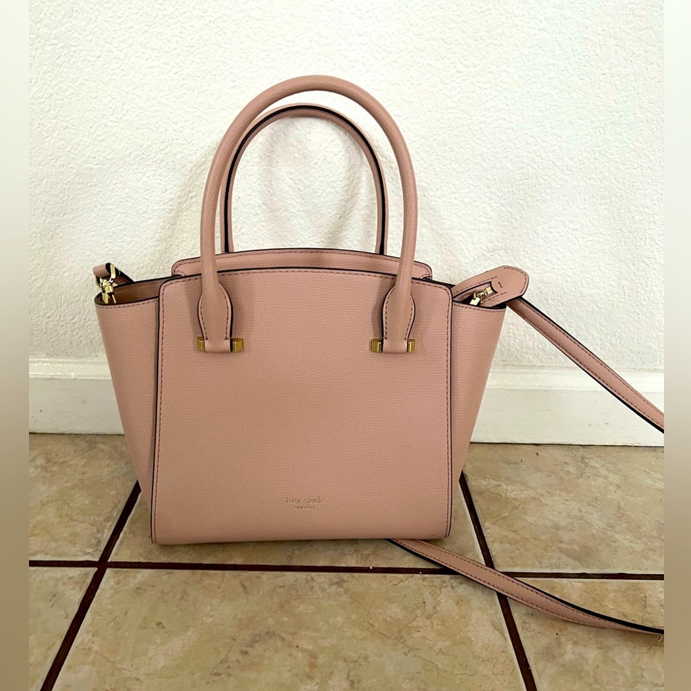 KATE SPADE 'Sydney medium satchel' in color pale vellum